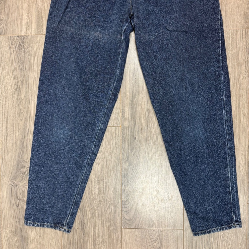 Vintage Cherokee High Waist Western Yoke Pleated Blue Denim Jeans USA Made Sz 10 - Picture 7 of 10